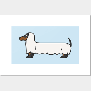 Ghost dachshund Posters and Art